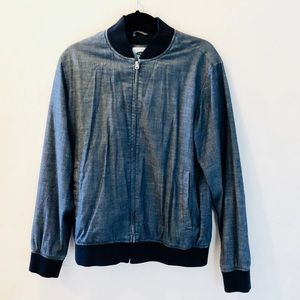 Old Navy Men’s Denim Bomber Jacket